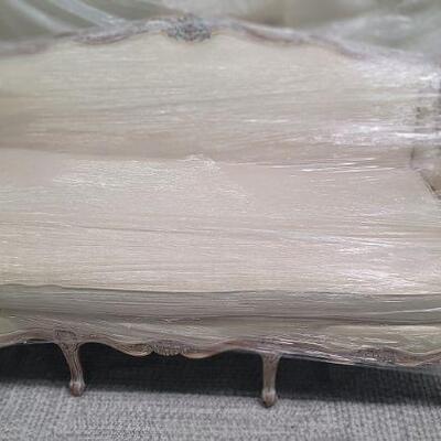 Linen blend French sofa H36"  W71"  W28"