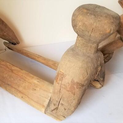 Lot #39  Two Vintage Camel Saddles - handmade
