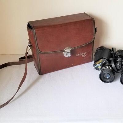 Lot #41  TASCO 7x Zoom Binoculars in Case