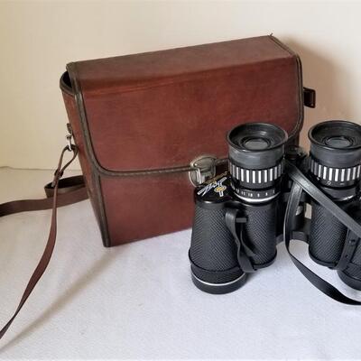 Lot #41  TASCO 7x Zoom Binoculars in Case