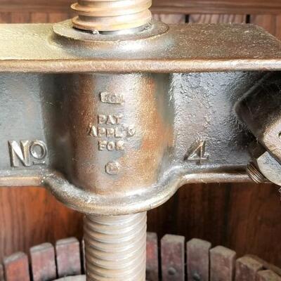 Lot #43  Antique Wine/Fruit Press - heavy