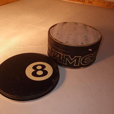 Camel 8 Ball Zippo in Tin Never Used NOS