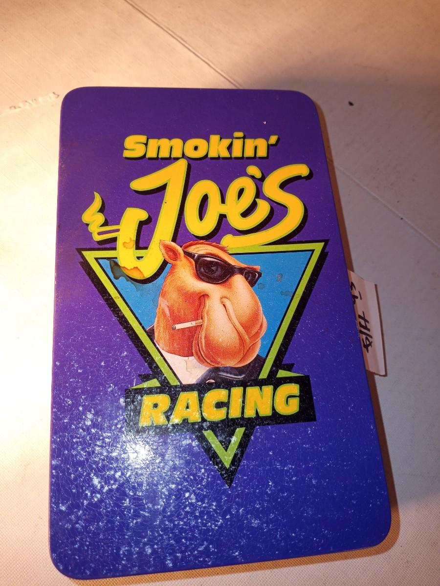 CAMEL CIGARETTES COLLECTORS TIN SMOKIN JOES RACING W/ MATCHES NIB. 1994