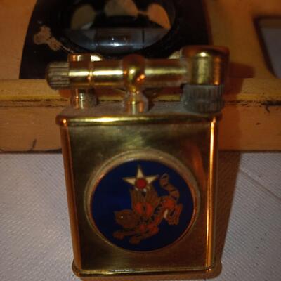 Antique RARE Triangle Lift Arm Lighter