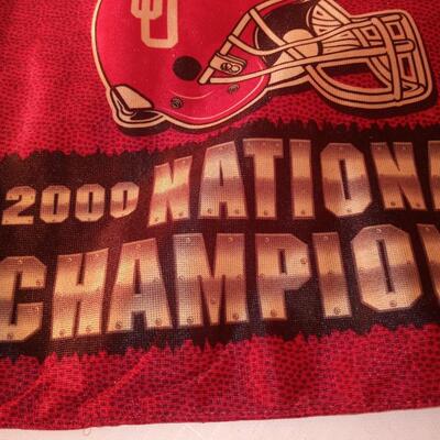 OU 2000 National Champions Car Flag
