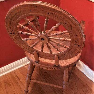 Lot #46  Spoke Back Armchair