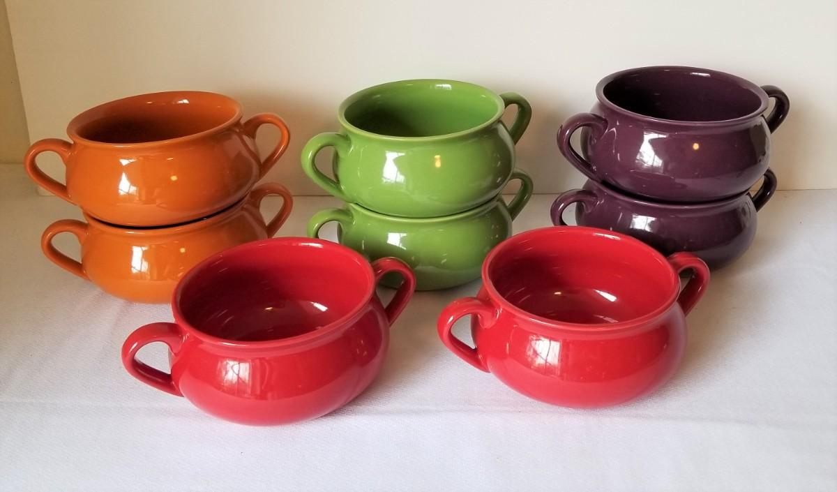 Lot 50 Set of 8 World Market Soup/Chili Bowls