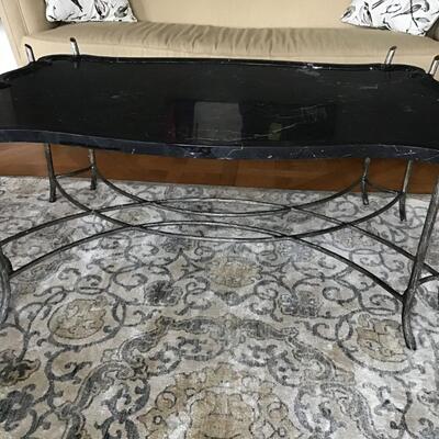 L35 - Marble/Iron Coffee Table from Daytonâ€™s Home - Beautiful!