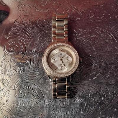 Bulova Womens Quartz Chronograph Diamond Accent 36mm watch