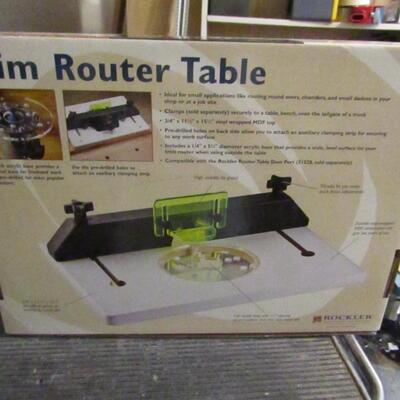 LOT 68  NEW ROCKLER TRIM ROUTER TABLE