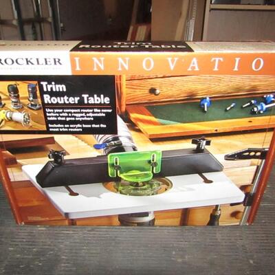 LOT 68  NEW ROCKLER TRIM ROUTER TABLE