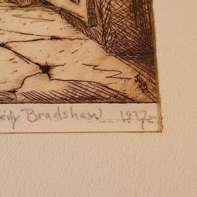 Lot 53: 1927 J. Reily Bradshaw Engraving
