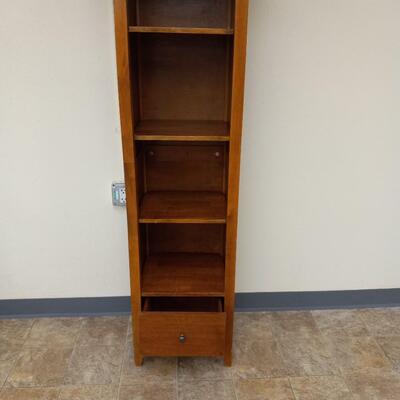 WOODEN SHELVING STAND