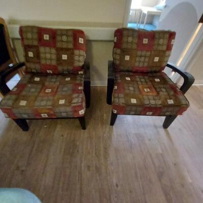 TWO PATIO CHAIRS