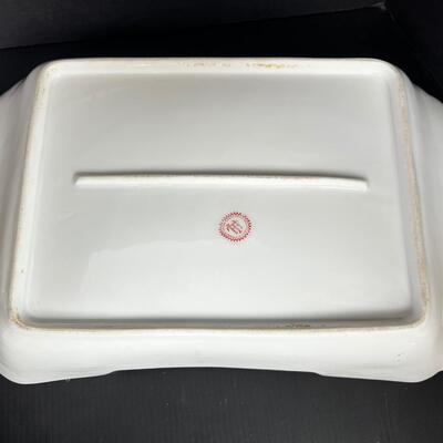 191. Antique Porcelain Serving Plates