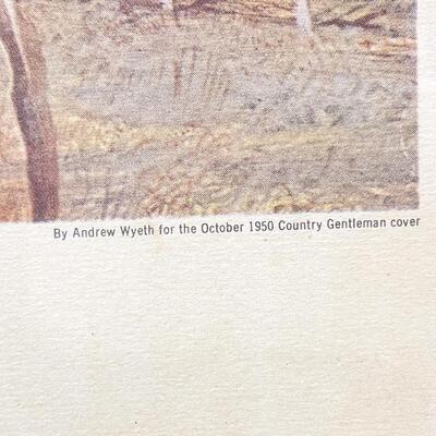 ANDREW WYETH CORNFIELD FRAMED ART PRINT