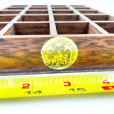 SMALL WOODEN CURIO WALL SHELF