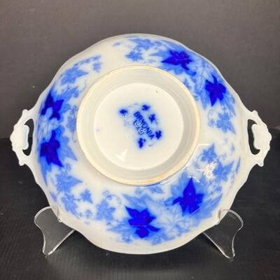 193 Three Pieces of Flow Blue China Stoneware