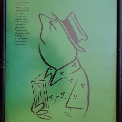 Lot of 12 Robert Osborn Framed Cartoons Prints