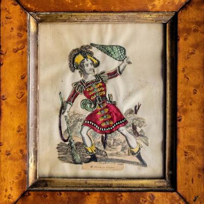 19th Century Theatrical Tinsel Print