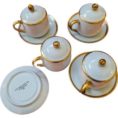 Vintage/Antique Fritz & Floyd Tea/Coffee Set of 4