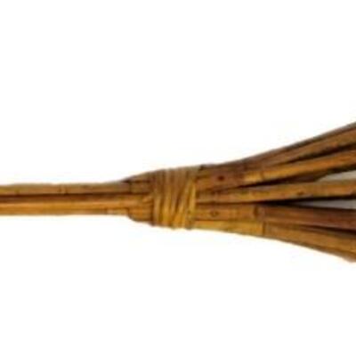 Antique Rug Beater and Vintage Rattan Ball Toss