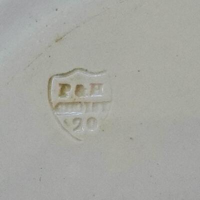 Antique 19th Century P &H Faience Parisian Scenes