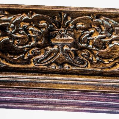 Antique Art Deco Walnut Inlaid Office/Jewelry