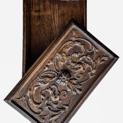 Antique Art Deco Walnut Inlaid Office/Jewelry