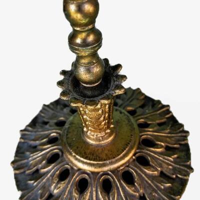 Stunning Hand Painted Porcelain and Ceramic Lamp