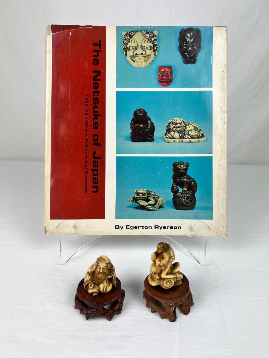 209 Vintage Japanese Netsukes made from Stag Antler