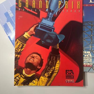 Lot of 3 F1 Official Programmes Montreal