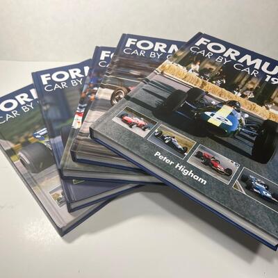 Lot of 5 F1 Car by Car Books