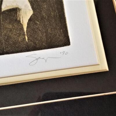Lot #60  Limited Edition Print by listed artist Philip Sage "Daily Lunch at Galatoire's" - signed/numbered