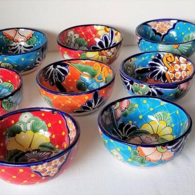 Lot #67  Set of 12 Mexican Bowls