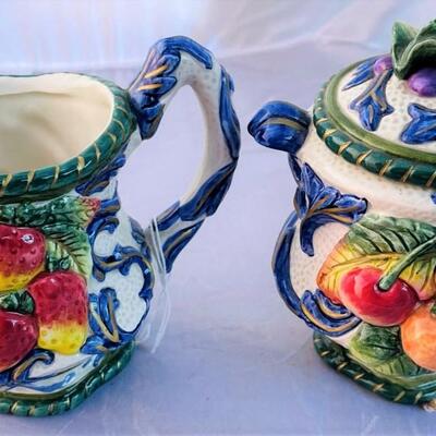 Vintage Lot of 2 Items,  Creamer and 1 Pitcher.