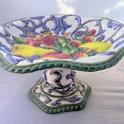 Vintage Lot of 4 Items,  Creamer and 1 Pitcher, plate and candy dish,