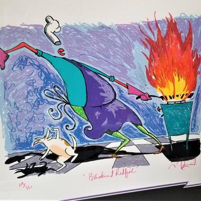 Lot #69  Signed/numbered limited edition print "Blanched Redfish", signed M. Rinard - listed artist