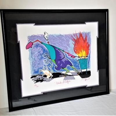 Lot #69  Signed/numbered limited edition print "Blanched Redfish", signed M. Rinard - listed artist