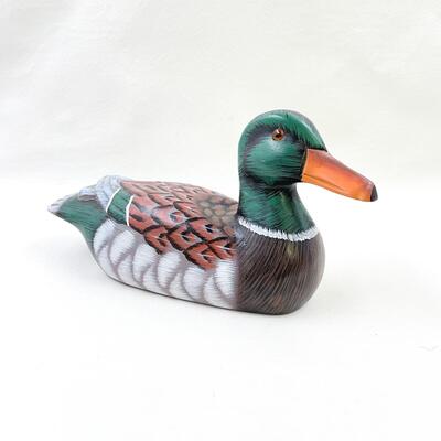 10â€ WOODEN MALLARD DUCK DECOY