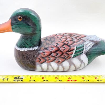 10â€ WOODEN MALLARD DUCK DECOY