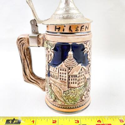 SMALL VINTAGE BEER STEIN - â€œHILSEN TRA KOLVEREIDâ€