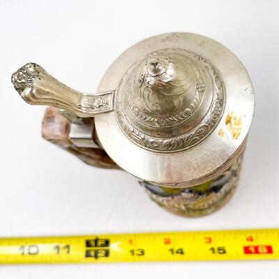 SMALL VINTAGE BEER STEIN - â€œHILSEN TRA KOLVEREIDâ€