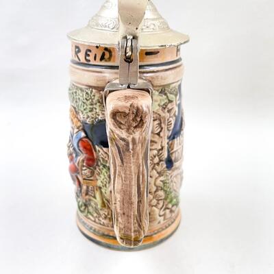 SMALL VINTAGE BEER STEIN - â€œHILSEN TRA KOLVEREIDâ€