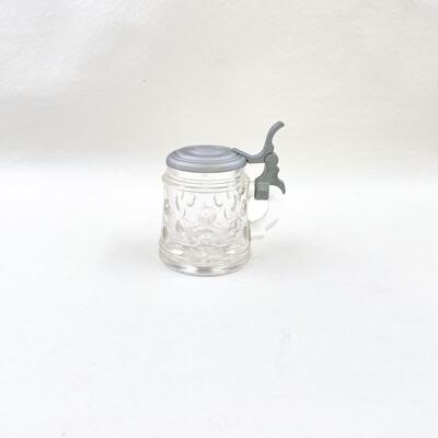 MINI GLASS BEER STEIN