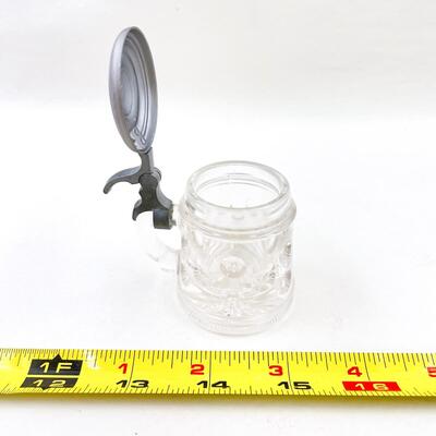 MINI GLASS BEER STEIN