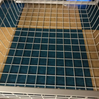organization storage:Box Lot- Metal, Multi basket rack, has some superficial wear and tear on top that has no effect on function, see...