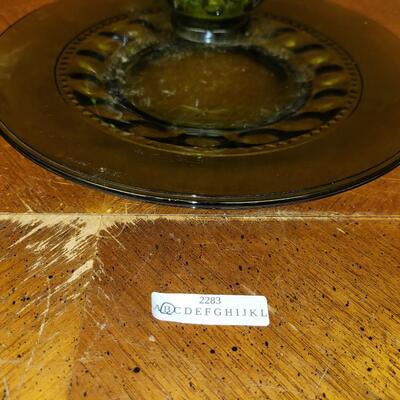 kitchen:3 Green Cup and Saucer;