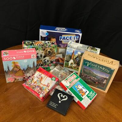 puzzles: 10 or more small puzzles;