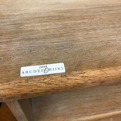 furniture: small bookcase;